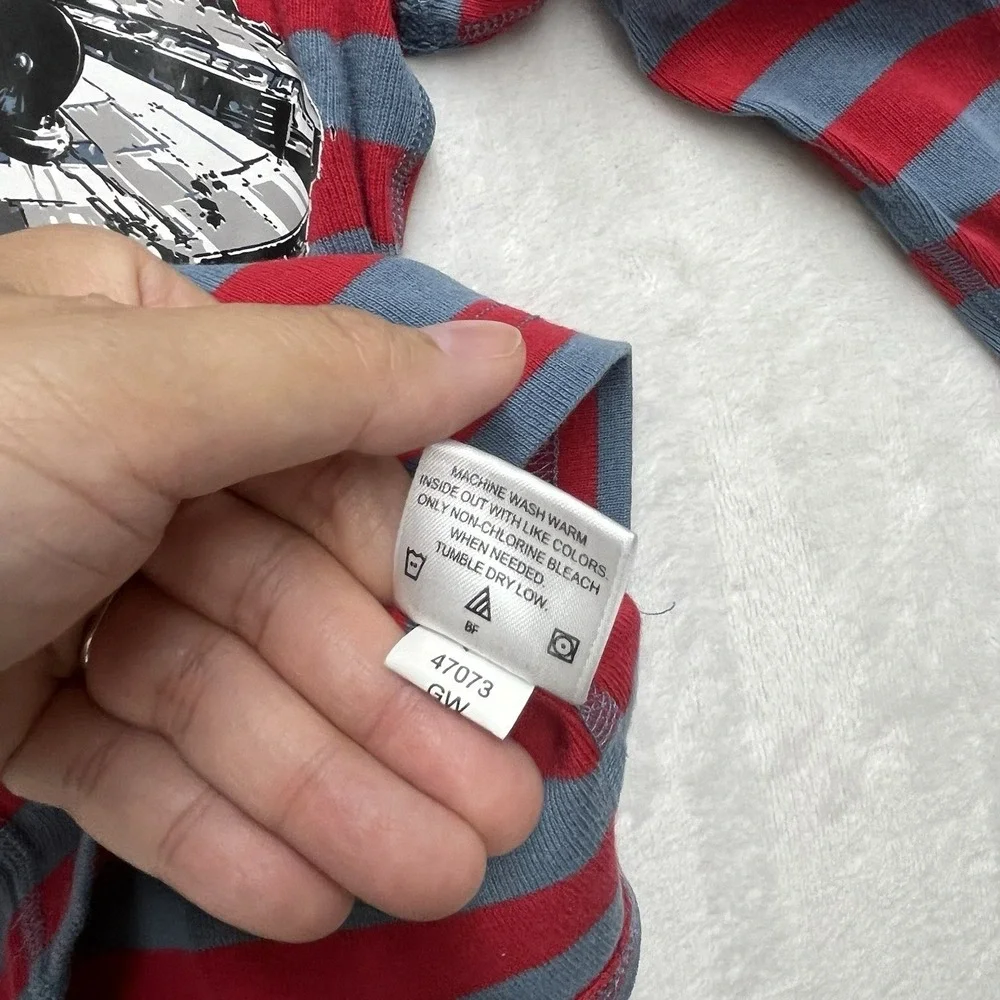 Hanna Andersson Star Wars Millenium Falcon Pajamas‎ Boy 18-24m Organic Cotton